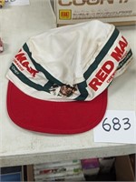 Vintage Red Man Tobacco Hat