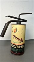 Vintage oil tin