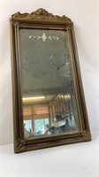 Small antique wall mirror