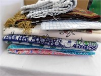 Assortment of fabrics