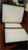 3 new jewelry display cases, glass-top