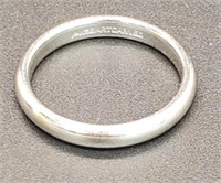 (II) 14K White Gold Band Ring (Size 9.5) (4.6