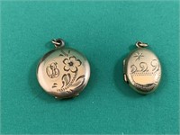 Lot of 2 WWII era Gold Filled Lockets