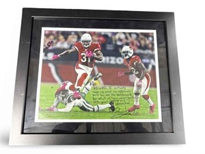 16x19 in. Framed and Signed Photo by #31 David
