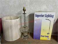 NIB Floor Lamp & Table Lamp