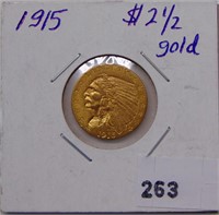 1915 $2 1/2 Quarter Eagle, Indian