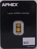 Apmex 1 Gram Gold .9999