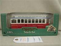 Anheuser Busch Trolley Car Die Cast Metal Bank