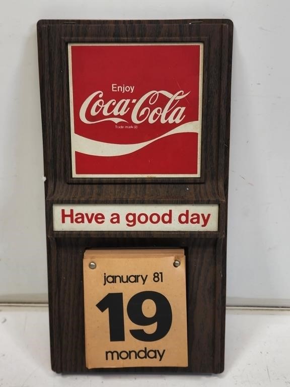 1981 Coca-Cola Calendar