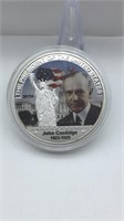 John Coolidge Commemorative Presidential Coin