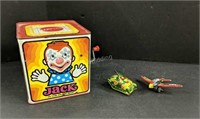 Tin Toys 1971 Mattle Jack-In-The-Box & More