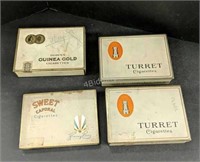 4 Vintage Cigarette Tins