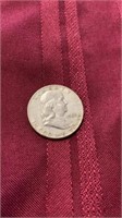 1953 FRANKLIN SILVER HALF DOLLAR