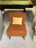 Small Burnt orange chair