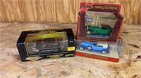 2 MATCHBOX AND AMERICAN MUSCLE COLLECITBLE CARS
