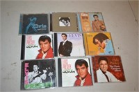 Nine Elvis Presley CD's