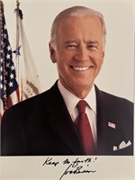 Joe Biden facsimile signed photo