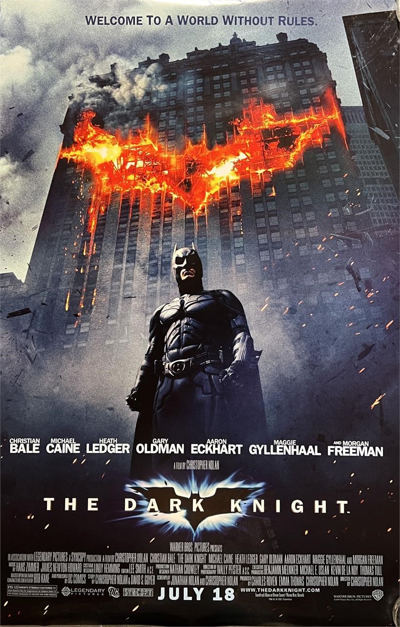 Batman The Dark Knight 2008 original teaser double