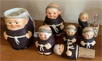 Lot of 7 Goebel  “Friar Tuck “ figure’s