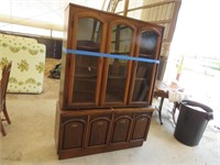 China Cabinet  Lighted  66" Tall
