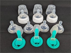 (7) Philips Avent Nipples & (3) AirFree Vent