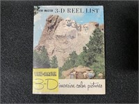 View-Master 3-D Reel List, Brochure Only