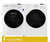 Midea 3-piece White Laundry Suite With 5.2 Cu Ft.