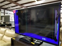 50’ LED flat screen TV AS IS screen is messed up