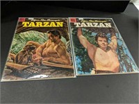 2 1955 Tarzan #65 & 1956 Tarzan #86 - Dell Comics