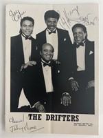 The Drifters signed photo