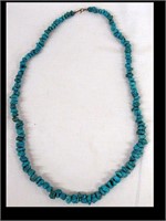 29" TURQUOISE NUGGET NECKLACE