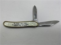 ST. CLAIR MILLS 2 BLADE COLONIAL POCKET KNIFE FORT
