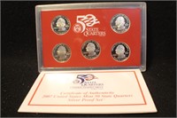 2007 State Quarter Silver Proof Set