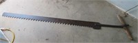 Blacksmith made ice saw