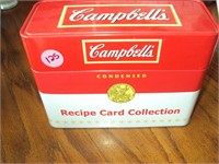 Campbell's Soup Recipe Box with Lots of Recipe's