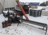Ladder, Oil Cans, Feeder, Misc. *Cage Not Included