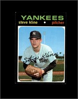 1971 Topps #51 Steve Kline EX-MT to NRMT+