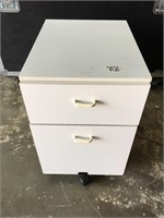 Wooden White Dresser With Wheels Easy To Move