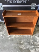 Thick Wooden 3 Shelf Book Shelf Good Condition