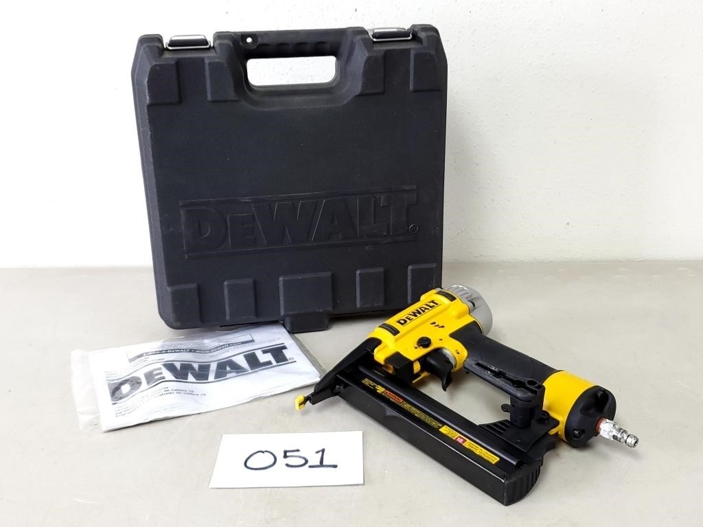 $139 Dewalt Pneumatic 18-Gauge 1/4" Crown Stapler