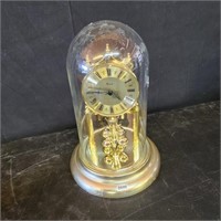 Clock with Glass Dome