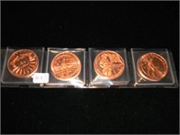 (4) Copper Rounds