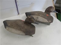 2 - old wooden decoys