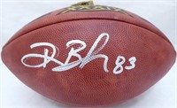 Deion Branch Autographed Wilson  Leather Football