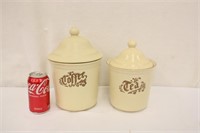 Pfaltzgraf Tea & Coffee Canisters