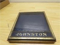 Johnston vintage display case.