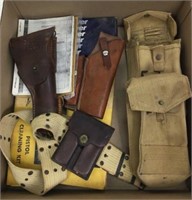 (9pc) Pistol Holsters, Cleaning Kits