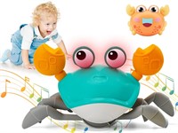NEW Electric Baby Crawling Crab Musical Toy