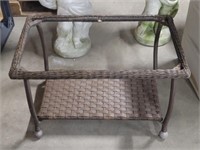 Wicker Woven Patio Coffee Table (No Insert)