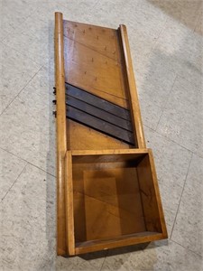 Vintage wooden slicer
